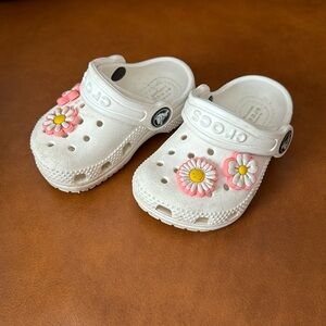 Crocs white size C4 toddler